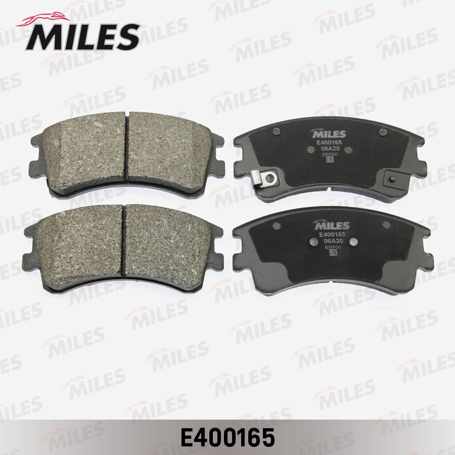 MILES E400165 Колодки тормозные MAZDA 6 02-с индикат.износа пер. LowMetallic