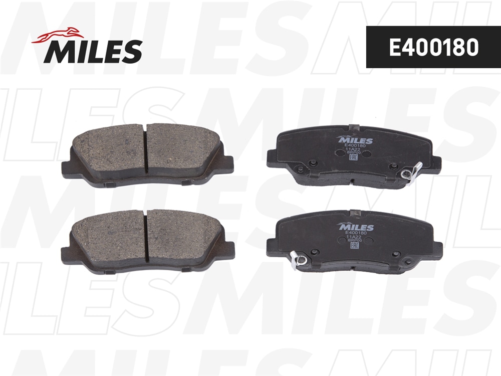 MILES E400180 Колодки тормозные GEELY ATLAS пер. LowMetallic
