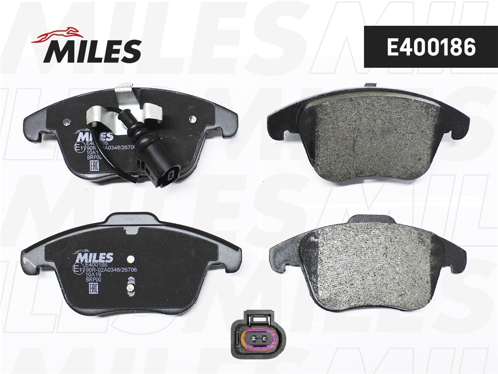 MILES E400186 Колодки тормозные дисковые передние