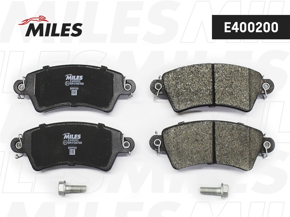 MILES E400200 Колодки тормозные CITROEN XSARA 97-00/PEUGEOT 206/306 93-02 пер. LowMetallic