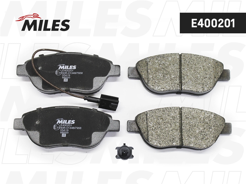 MILES E400201 Колодки тормозные OPEL CORSA D CDTi 06- пер. LowMetallic