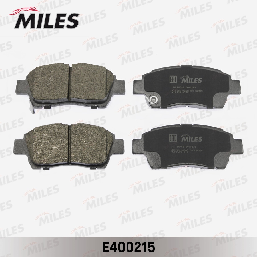 MILES E400215 Колодки тормозные дисковые передние