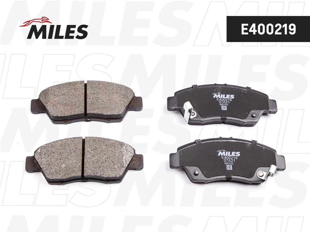MILES E400219 Колодки тормозные HONDA CIVIC 91-05 пер. LowMetallic
