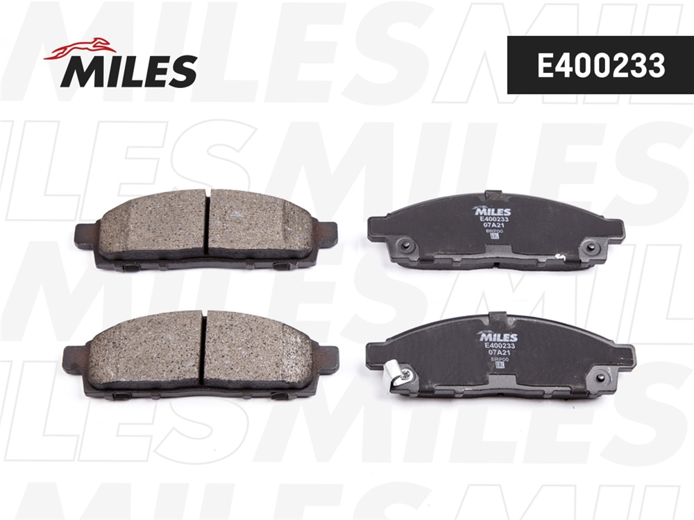 MILES E400233 Колодки тормозные дисковые передние