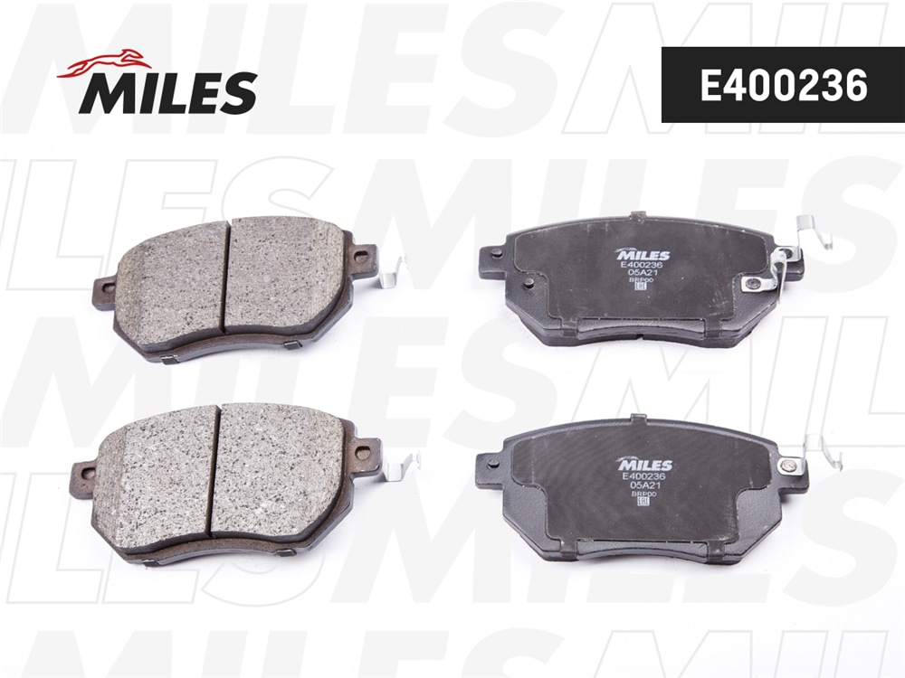 MILES E400236 Колодки тормозные INFINITI FX35/45 03-/NISSAN MURANO 05- пер. LowMetallic