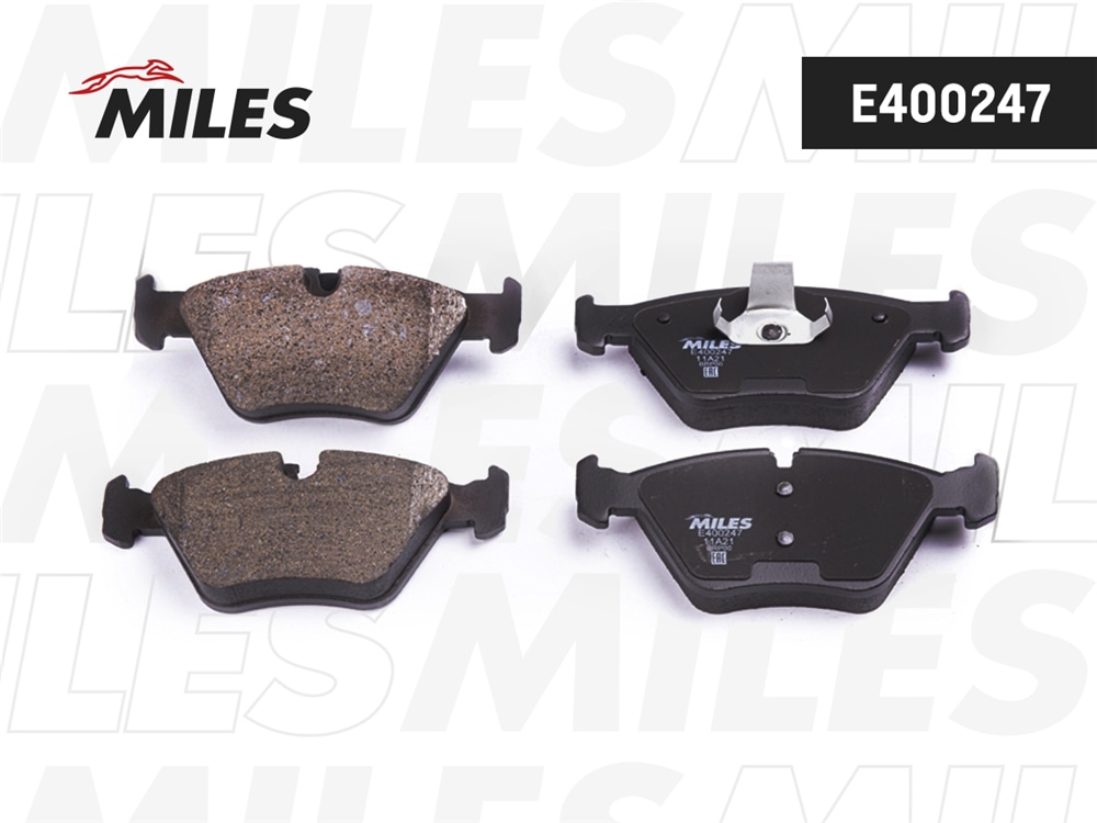 MILES E400247 Колодки тормозные дисковые передние
