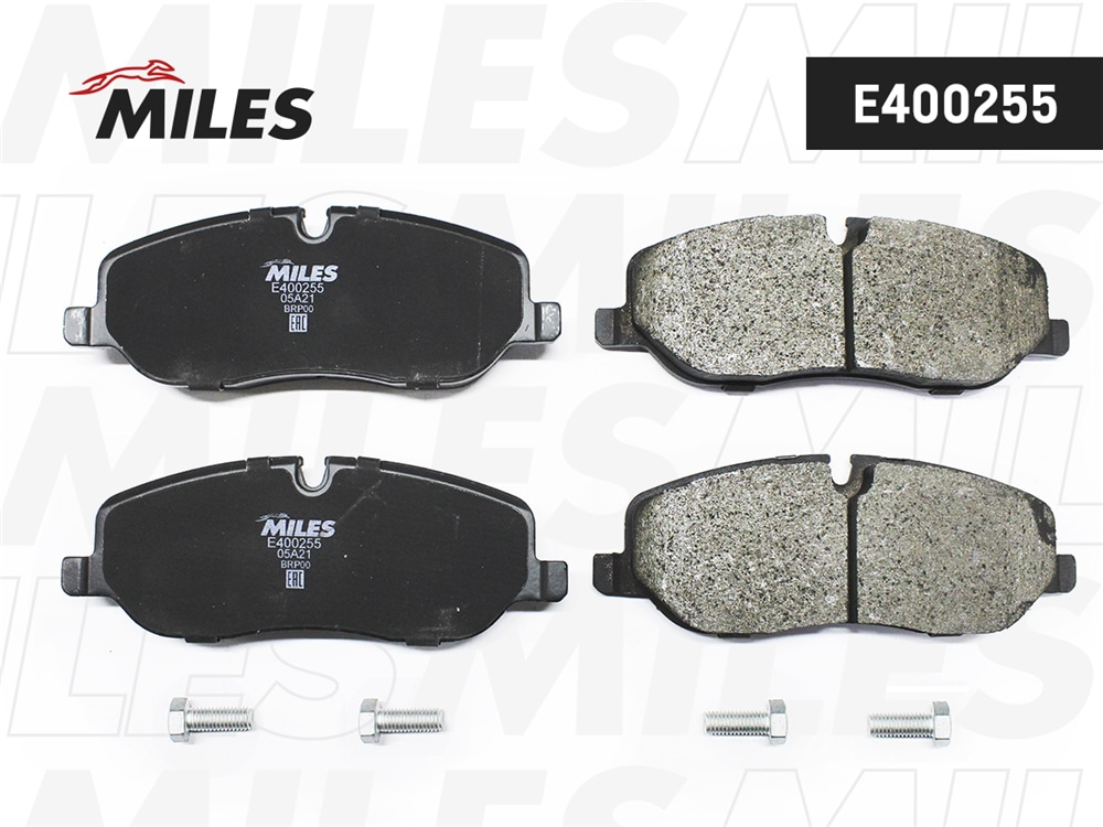 MILES E400255 Колодки тормозные дисковые передние