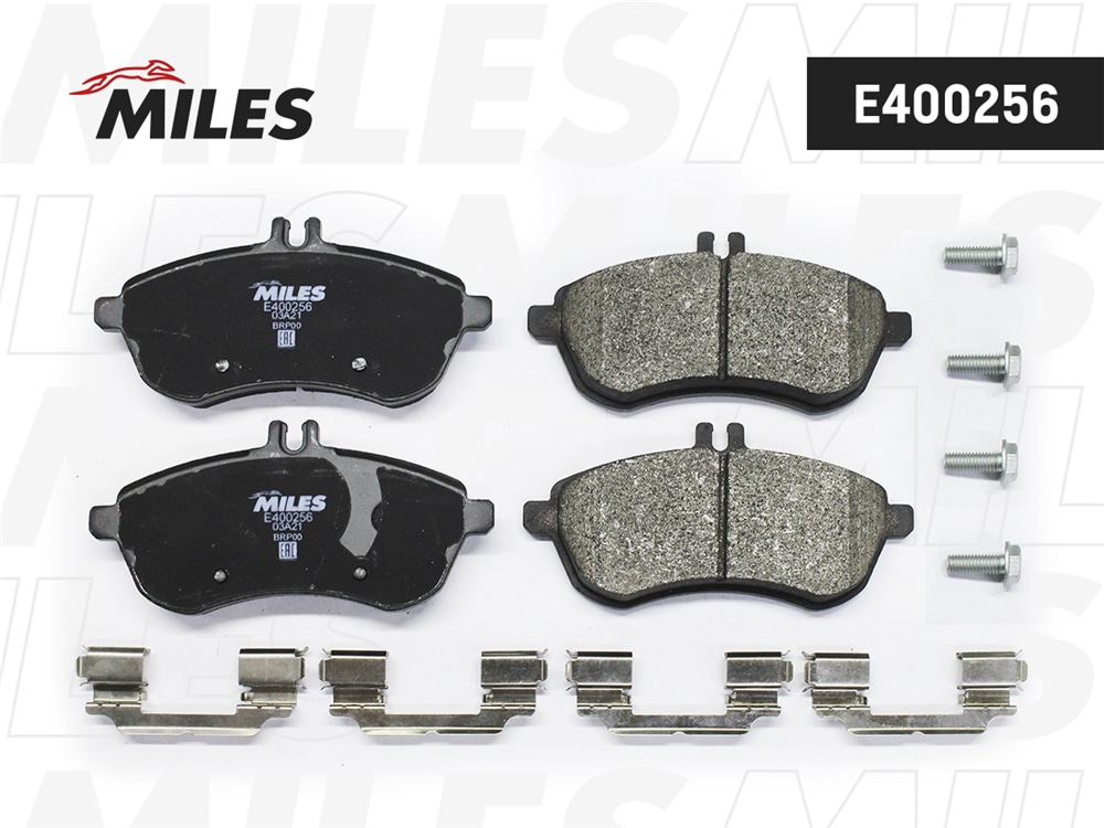 MILES E400256 Колодки тормозные MB W204/W212 пер. LowMetallic
