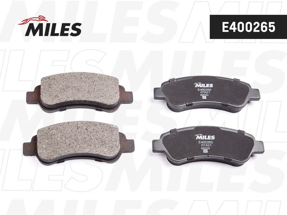 MILES E400265 Колодки тормозные дисковые передние