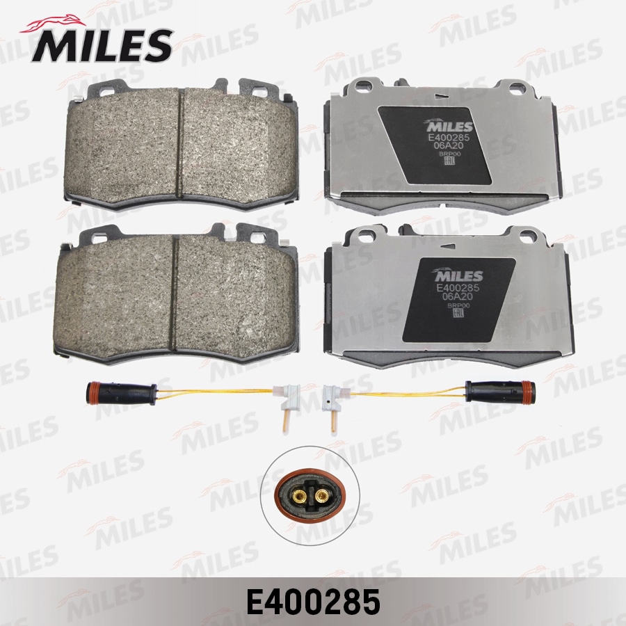 MILES E400285 Колодки тормозные дисковые передние