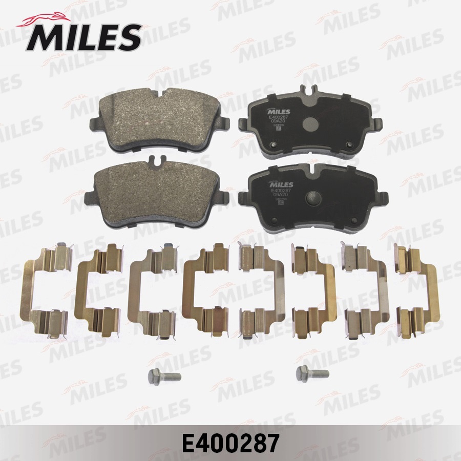 MILES E400287 Колодки тормозные MB W203/209 00- пер. LowMetallic