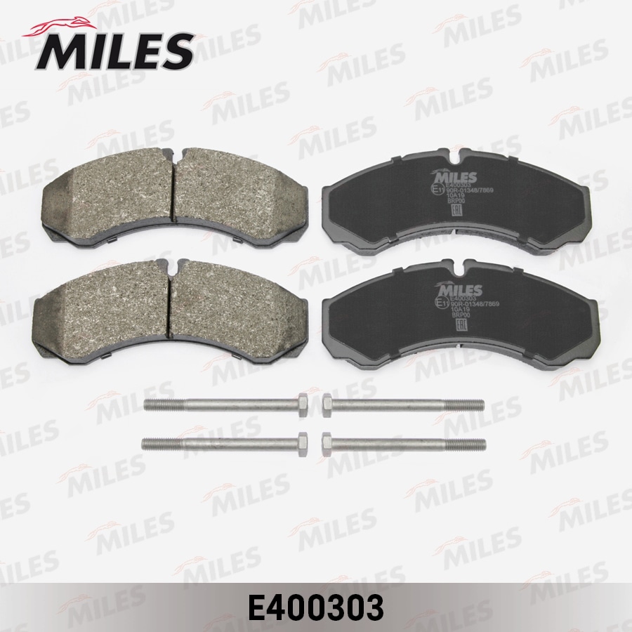 MILES E400303 Колодки тормозные IVECO DAILY I 96-/II 02- пер. LowMetallic