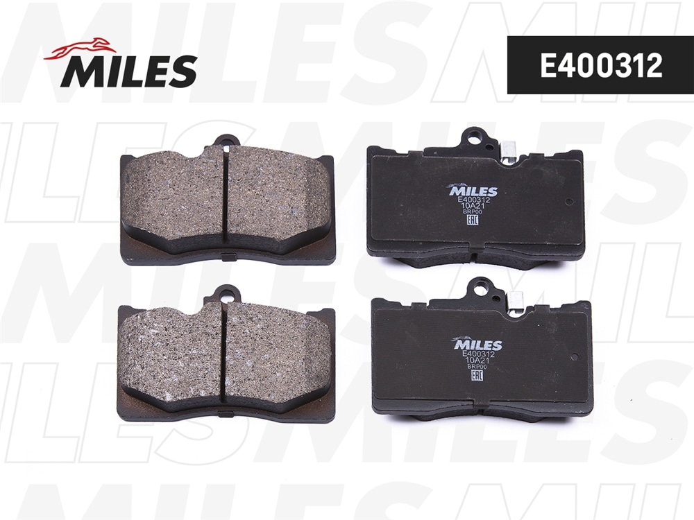 MILES E400312 Колодки тормозные дисковые передние