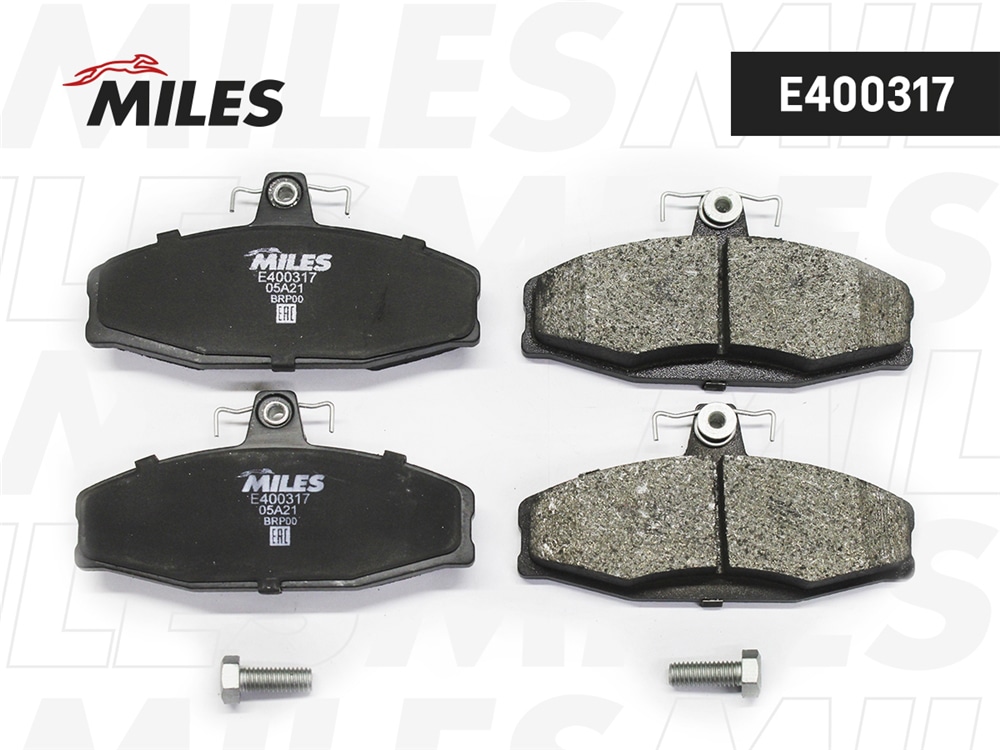 MILES E400317 Колодки тормозные SKODA FELICIA 94-01 пер. LowMetallic