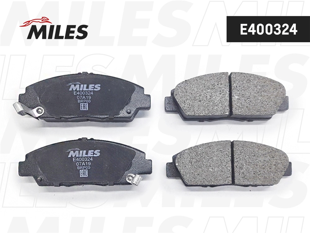MILES E400324 Колодки тормозные HONDA ACCORD/PRELUDE 93-98 пер. LowMetallic
