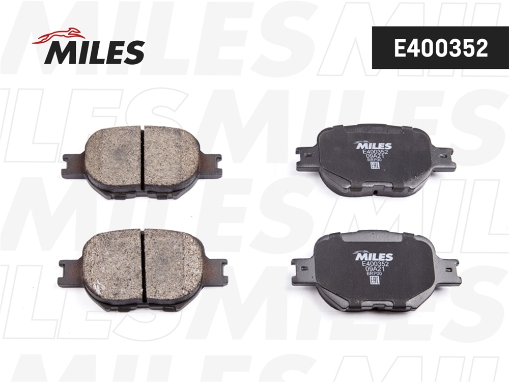 MILES E400352 Колодки тормозные передние