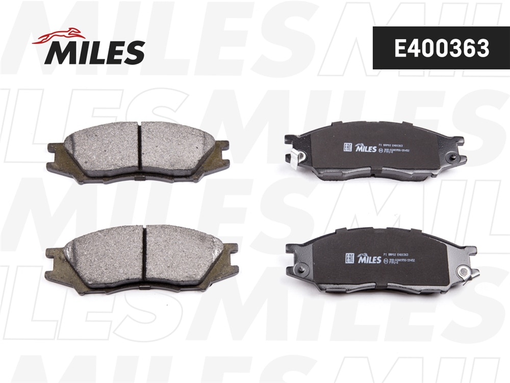 MILES E400363 Колодки тормозные передние