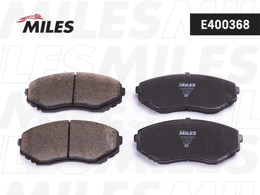 MILES E400368 Колодки тормозные MAZDA MPV 99- пер. LowMetallic