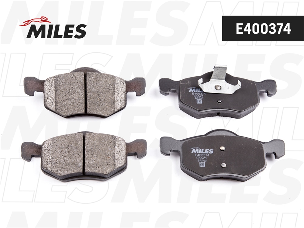 MILES E400374 Колодки тормозные дисковые передние