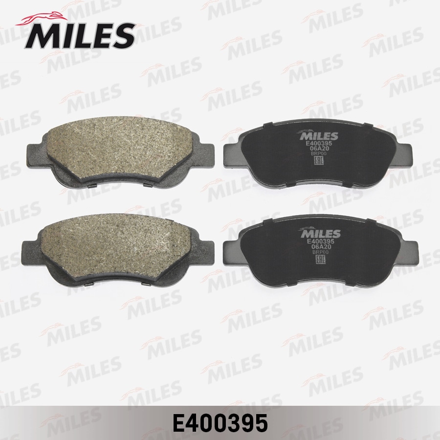 MILES E400395 Колодки тормозные CITROEN C1/PEUGEOT 107/TOYOTA AYGO 05- пер. LowMetallic