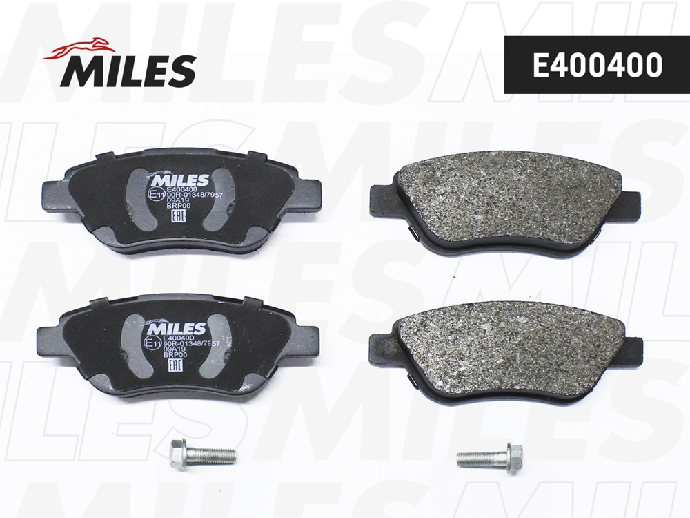 MILES E400400 Колодки тормозные дисковые передние