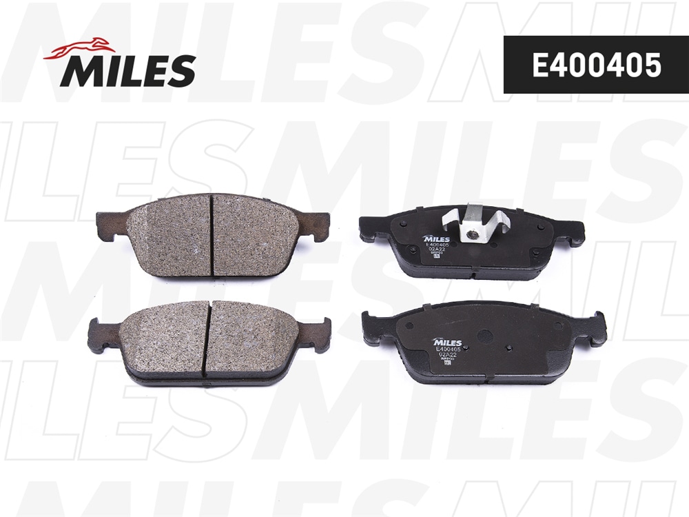 MILES E400405 Колодки тормозные передние (Смесь Low-Metallic) FORD KUGA 12-/TRANSIT CONNECT 13- (TRW GDB2009) E400405