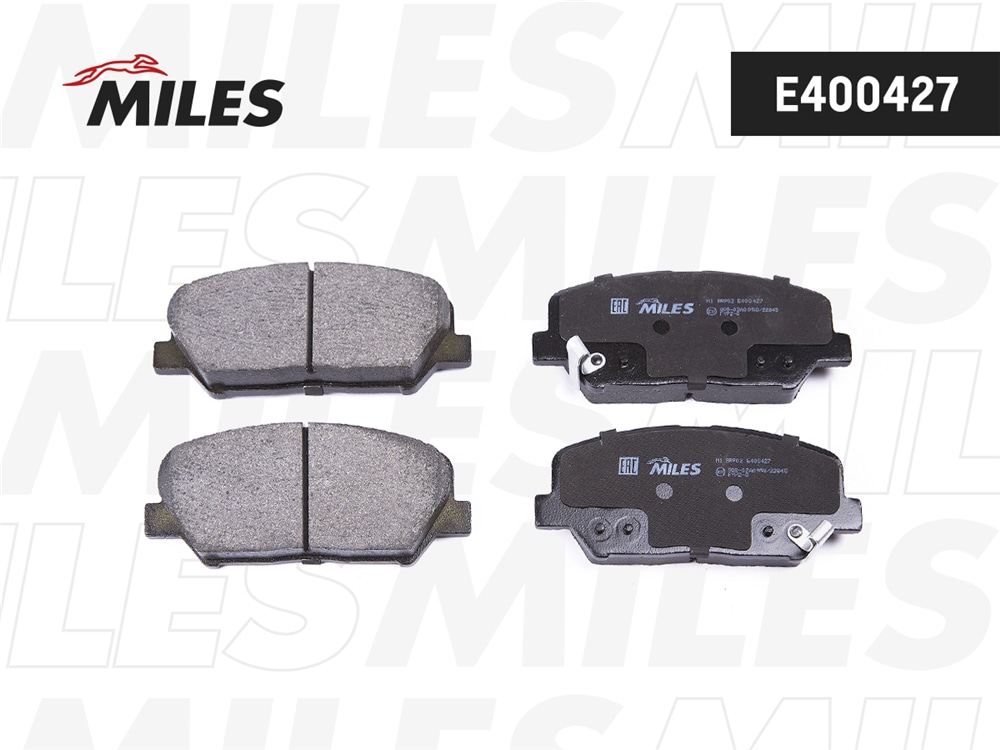 MILES E400427 Колодки тормозные дисковые передние