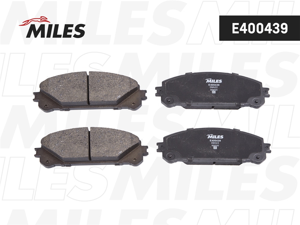 MILES E400439 Колодки тормозные дисковые передние
