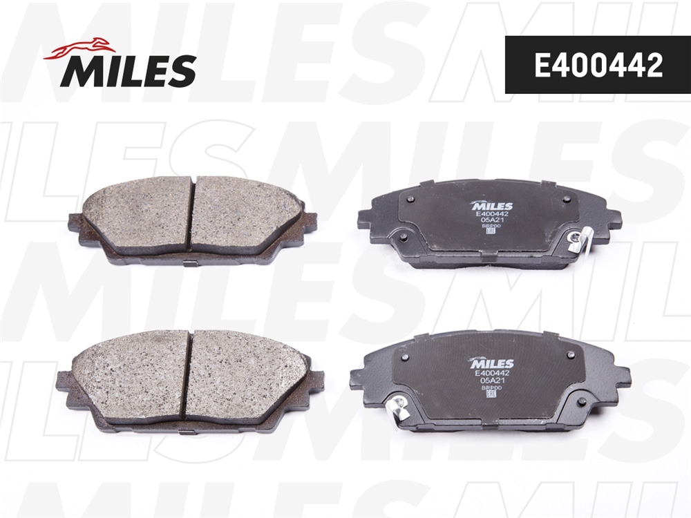 MILES E400442 Колодки тормозные дисковые передние