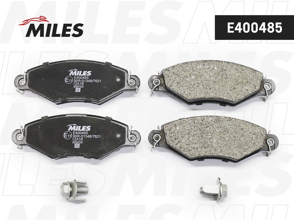 MILES E400485 Колодки тормозные PEUGEOT 206 98-/306 94-02 пер. LowMetallic