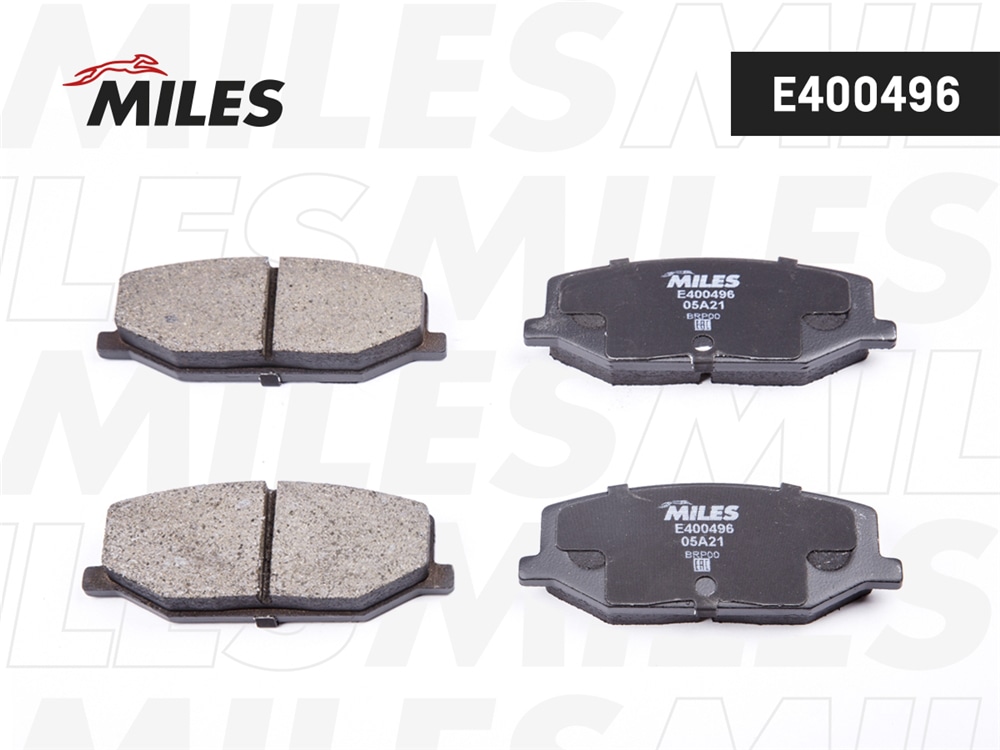 MILES E400496 Колодки тормозные SUZUKI JIMNY/SAMURAI 88- пер. LowMetallic