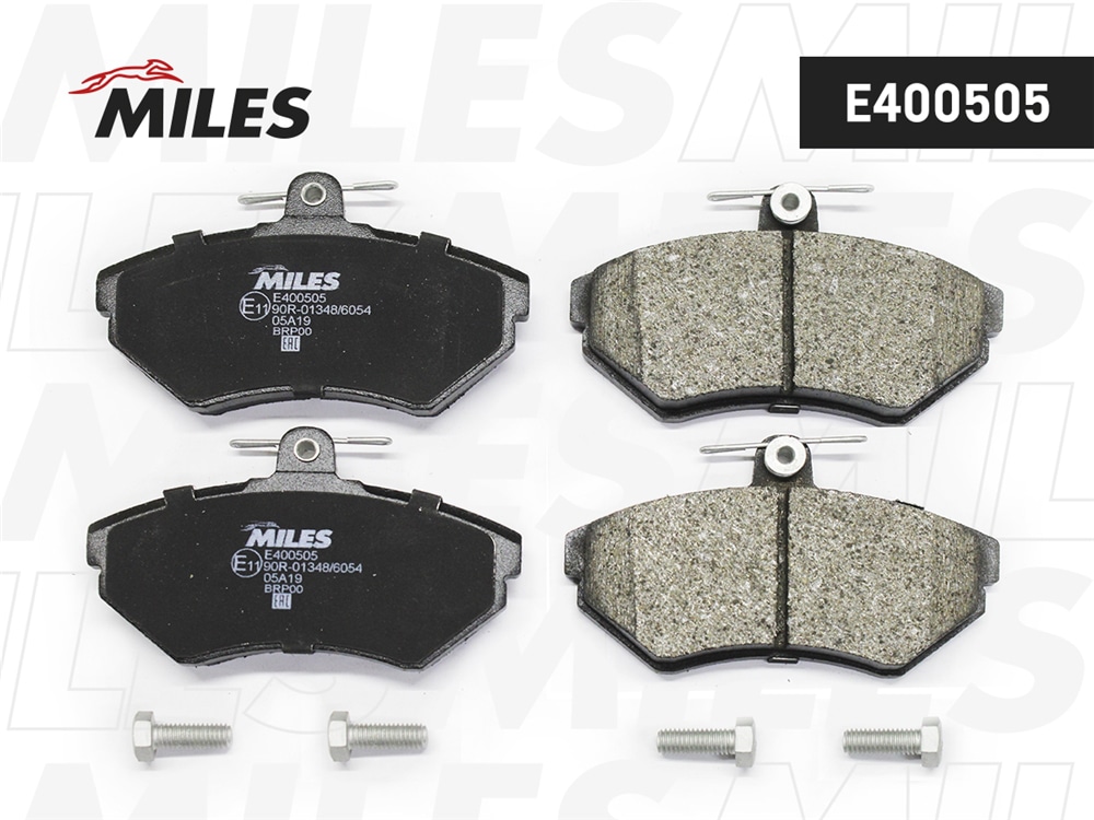 MILES E400505 Колодки тормозные VW G3/CADDY 95-04/POLO 95-01 пер. LowMetallic