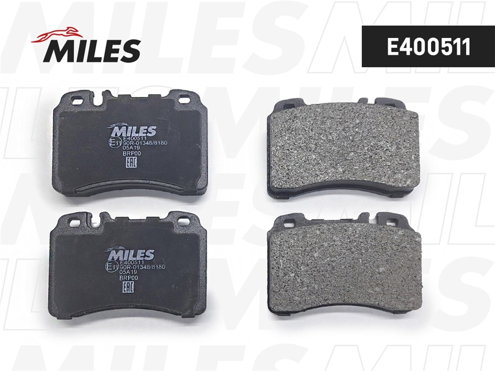 MILES E400511 Колодки тормозные MB W124/W210/R129 87-02 пер. LowMetallic