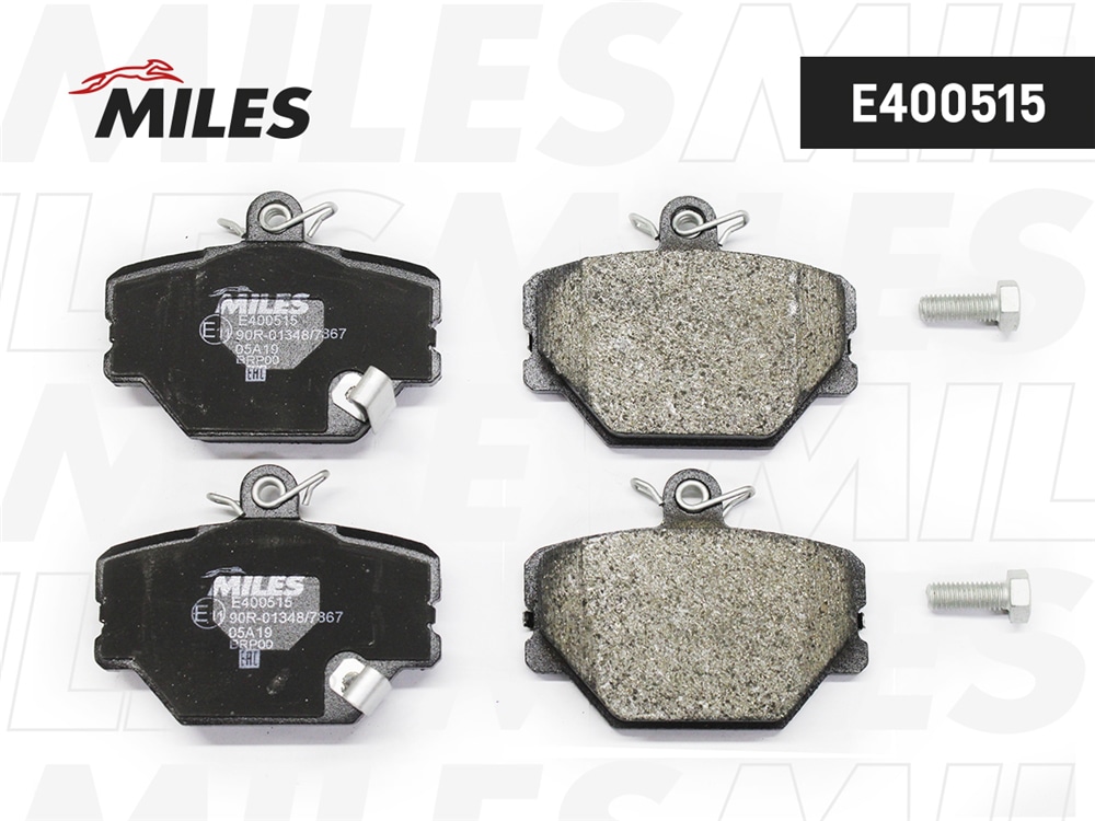 MILES E400515 Колодки тормозные передние (Смесь Low-Metallic) SMART CITY-COUPE(450), FORTWO (451) (TRW GDB1365) E400515