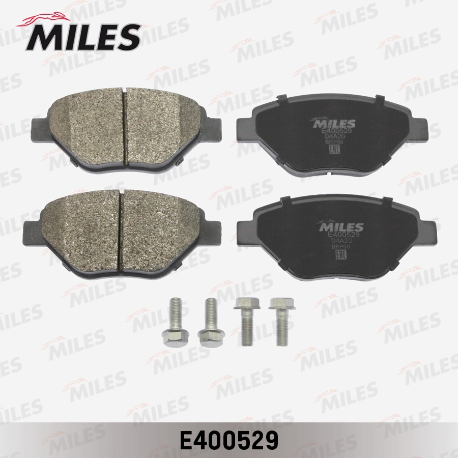 MILES E400529 Колодки тормозные передние (Смесь Low-Metallic) RENAULT MEGANE II 03 (TRW GDB1571) E400529