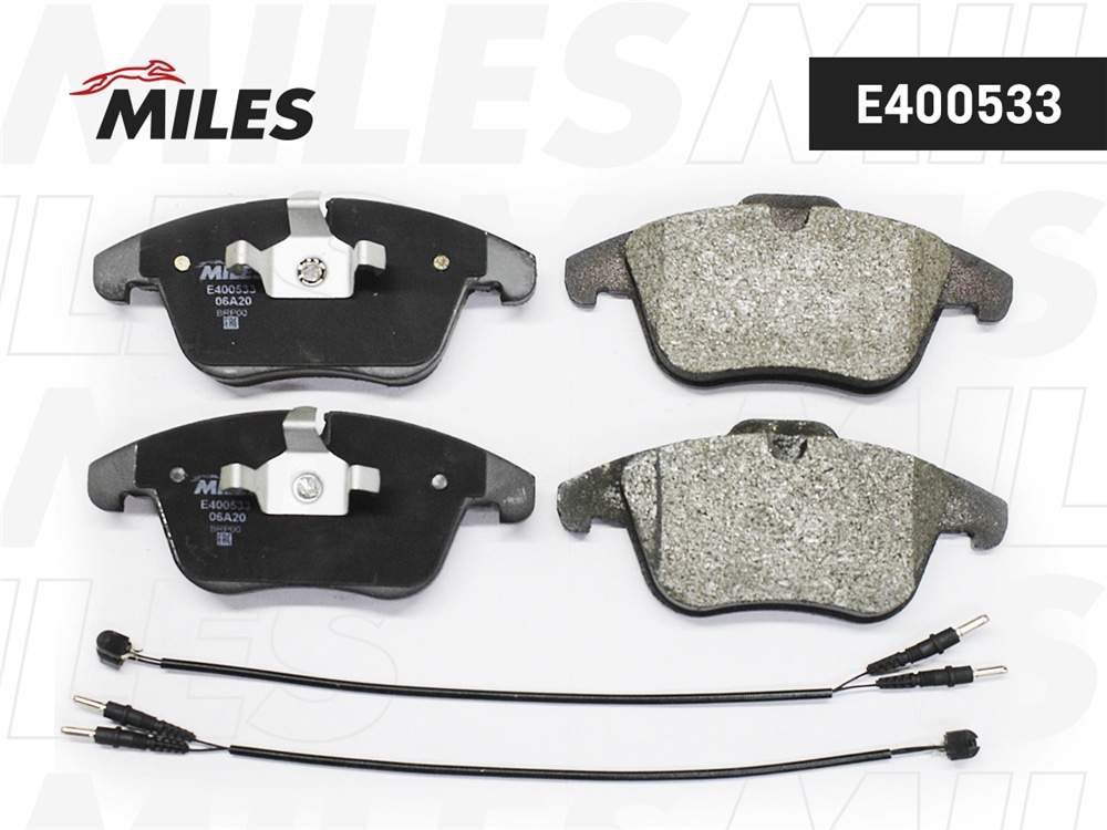 MILES E400533 Колодки тормозные передние (Смесь Low-Metallic) CITROEN C5 1.6-2.0 08- (TRW GDB1818) E400533