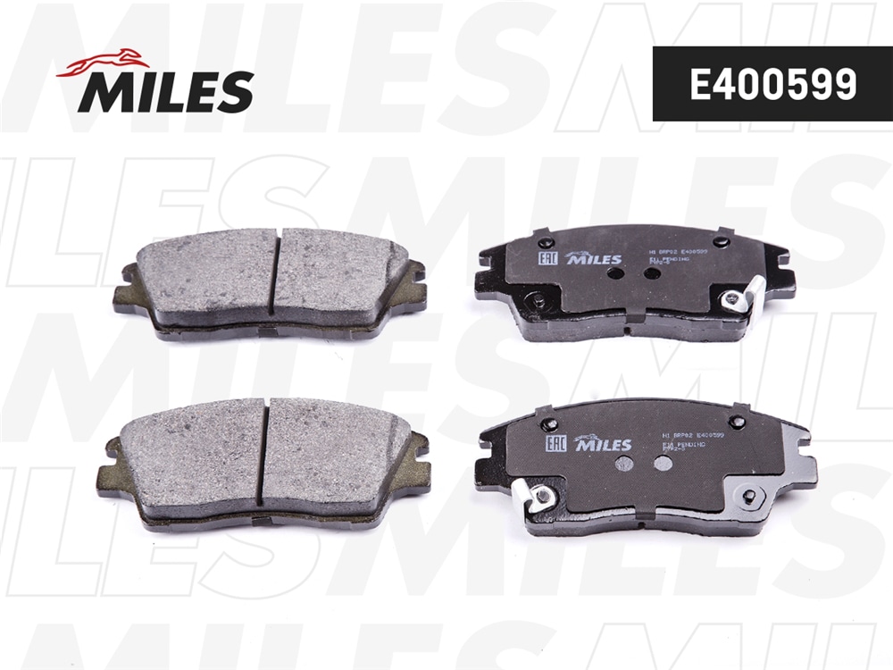 MILES E400599 Колодки тормозные HYUNDAI TUCSON/KIA SPORTAGE 15- пер. LowMetallic