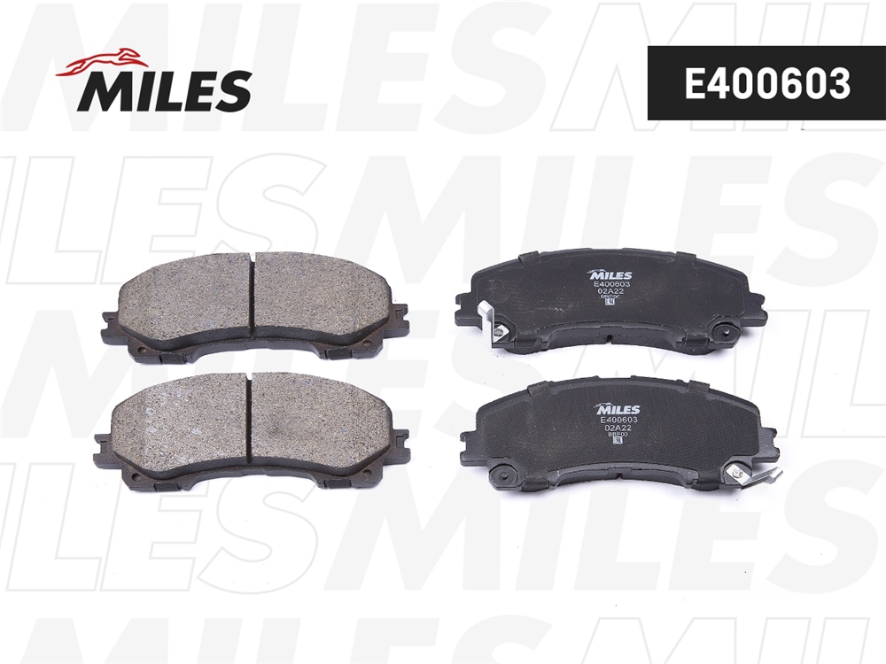 MILES E400603 Колодки тормозные передние (Смесь Low-Metallic) NISSAN X-TRAIL (32)/INFINITI Q50 13- E400603