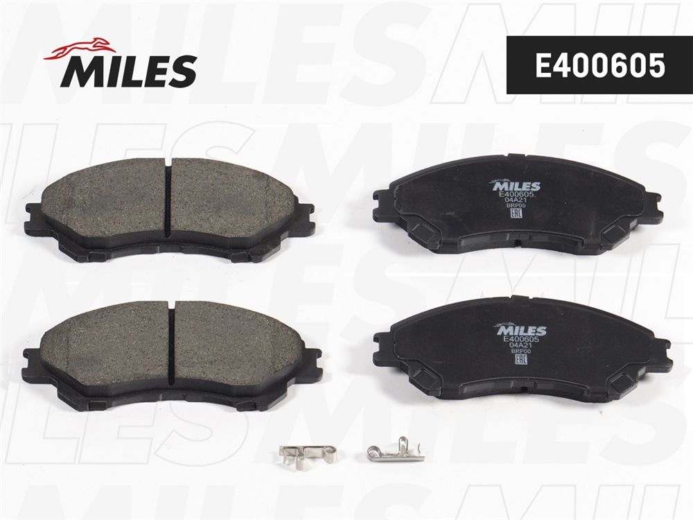 MILES E400605 Колодки тормозные передние (Смесь Low-Metallic) SUZUKI SX4 13-/VITARA 15- (TRW GDB3633) E400605