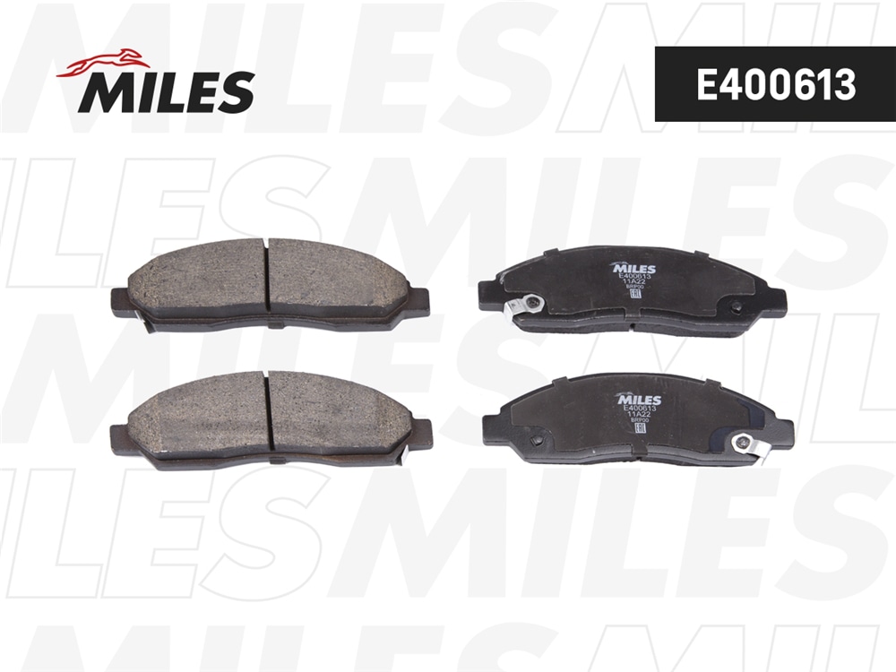 MILES E400613 Колодки тормозные GREAT WALL HOVER 05-/ISUZU D-MAX 02-12 пер. LowMetallic