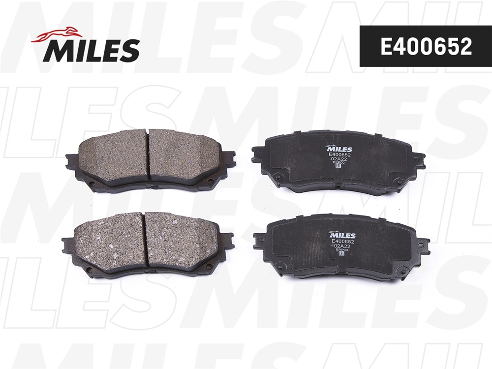 MILES E400652 Колодки тормозные передние (Смесь Low-Metallic) MAZDA 6 12- (TRW GDB3580) E400652