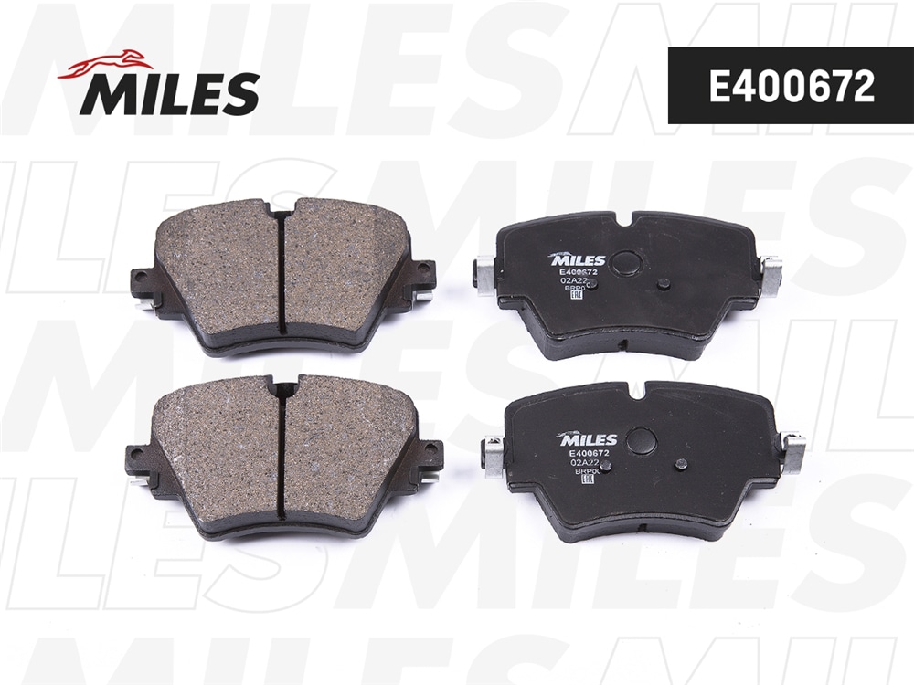 MILES E400672 Колодки тормозные передние (Смесь Low-Metallic) BMW X1 F48/ 2 F45/46 (TRW GDB2098) E400672
