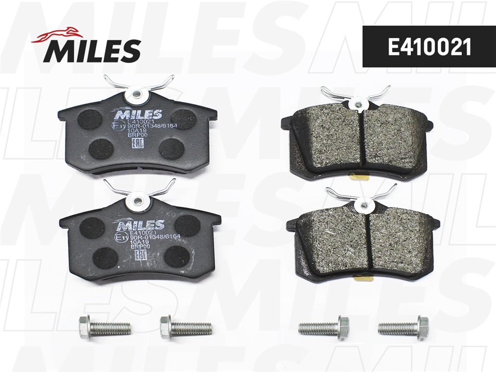 MILES E410021 Колодки тормозные дисковые задние