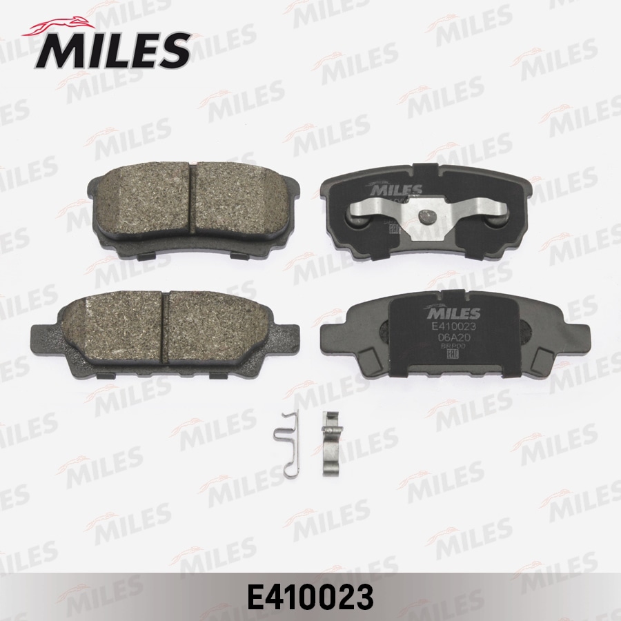 MILES E410023 Колодки тормозные дисковые задние