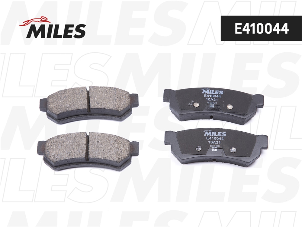 MILES E410044 Колодки тормозные задние (без датчика) (Смесь Low-Metallic) CHEVROLET LACETTI 07-/DAEWOO NUBIRA (TRW GDB4178) E410044