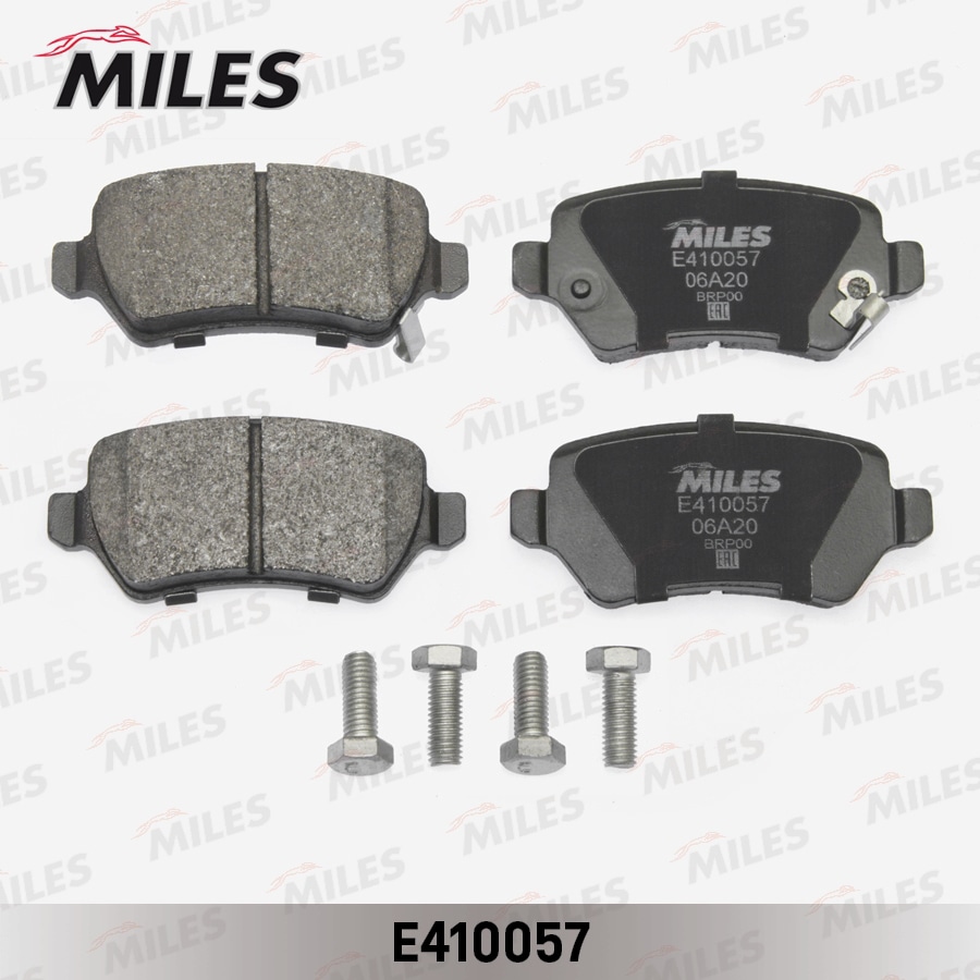 MILES E410057 Колодки тормозные задние