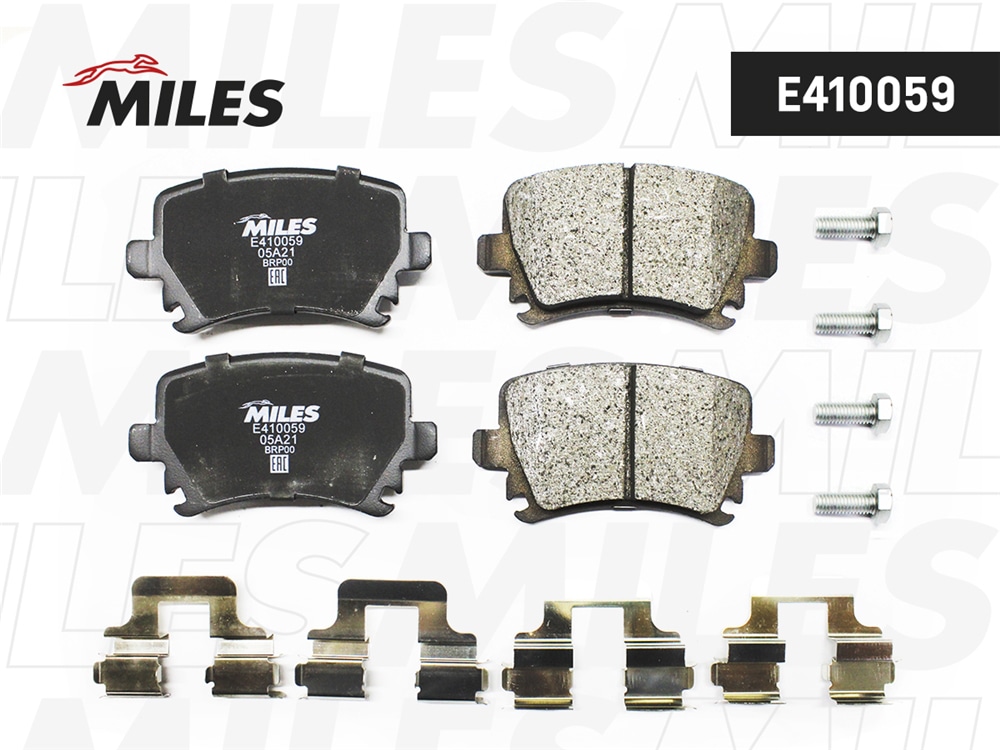 MILES E410059 Колодки тормозные дисковые задние