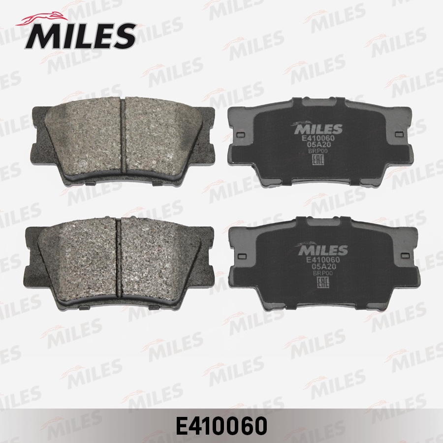 MILES E410060 Колодки тормозные TOYOTA RAV4 06-/CAMRY 2.4/3.5 06- зад. LowMetallic