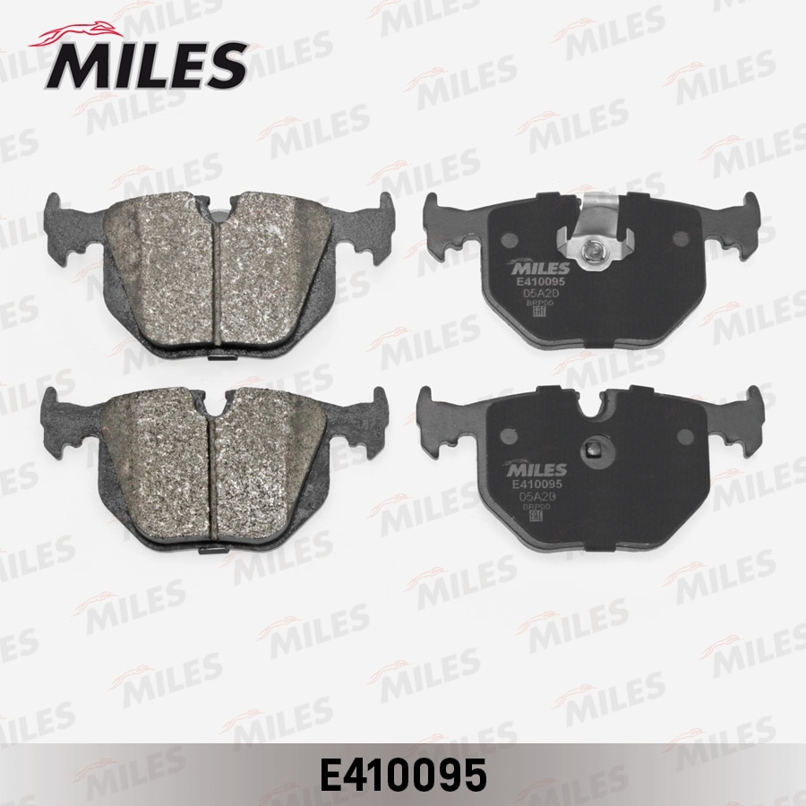 MILES E410095 Колодки тормозные дисковые задние