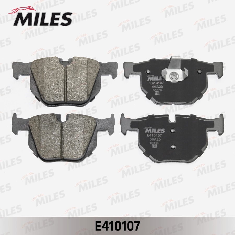 MILES E410107 Колодки тормозные задние (без датчика) (Смесь Low-Metallic) (BMW X5 (E70), X6 (E71, E72)) (TRW GDB1730) E410107